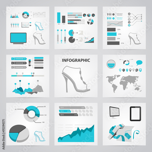 Vector illustration of  shoes icon