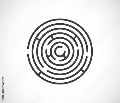 maze labyrinth icon