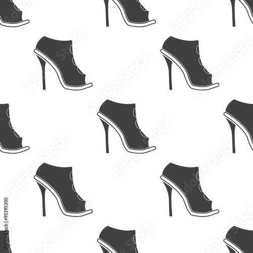 Vector illustration of shoes icon