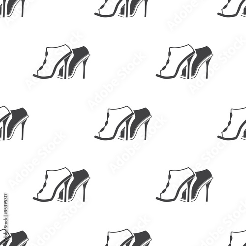 Vector illustration of  shoes icon