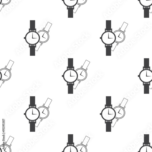 Vector illustration of wristwatch icon