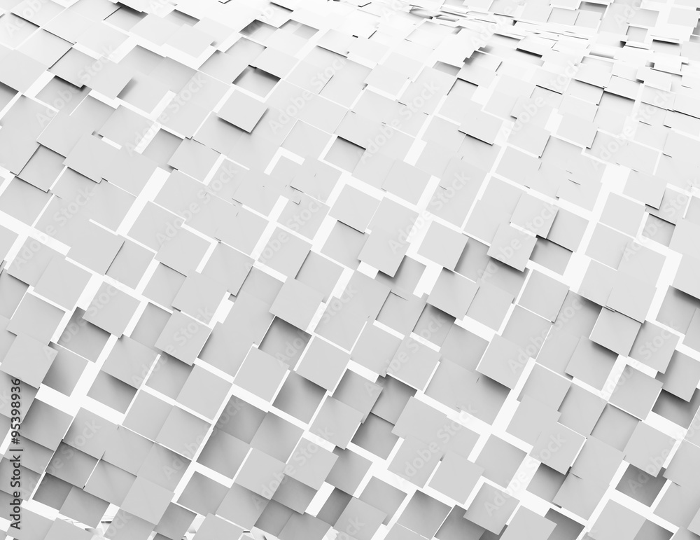 Paper square banner with drop shadows on white background. Paper square banner with drop shadows on white background.