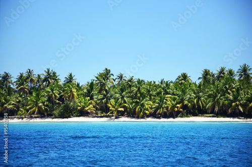 Beautiful landscape of exotic tropical island