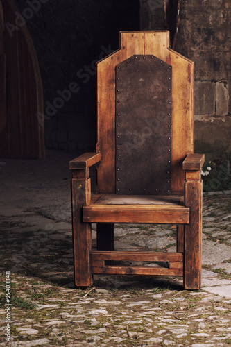 Antique wooden chair