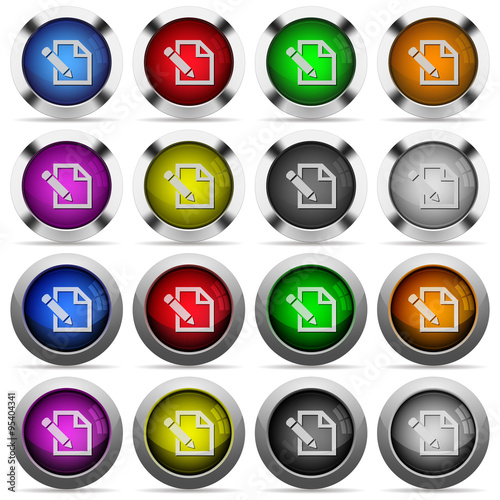 Edit button set