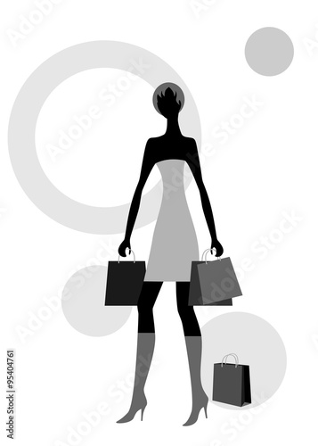 the shopping black