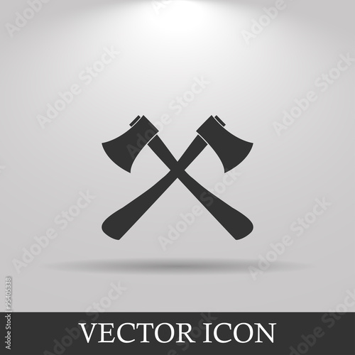 The ax icon. Axe symbol.