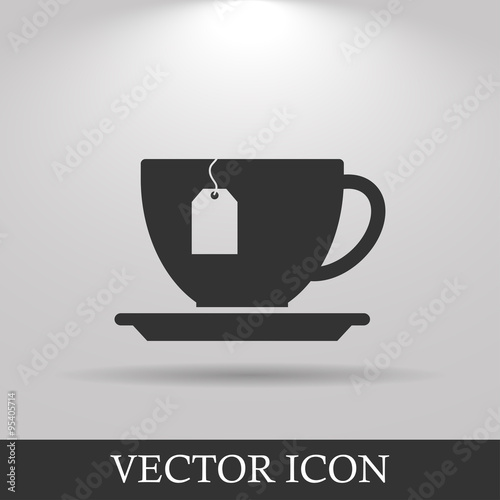 cup with tea bag icon