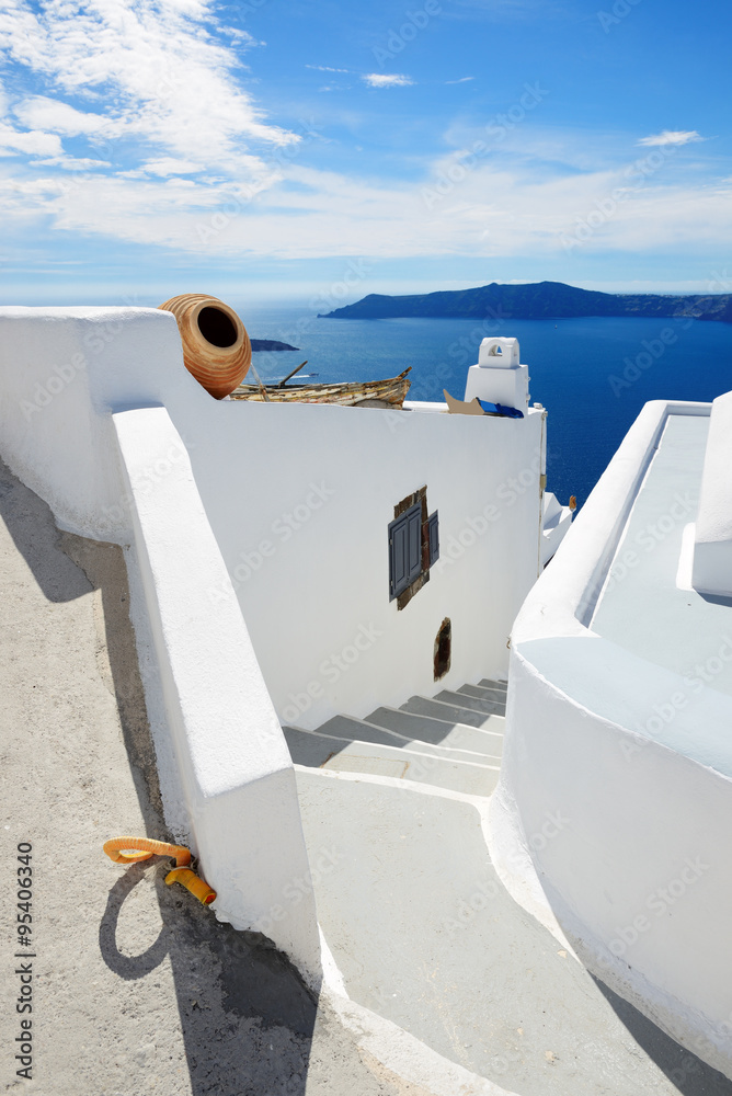 Obraz premium The house on Santorini island, Greece