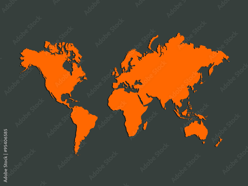 World Map Illustration World Map Illustration