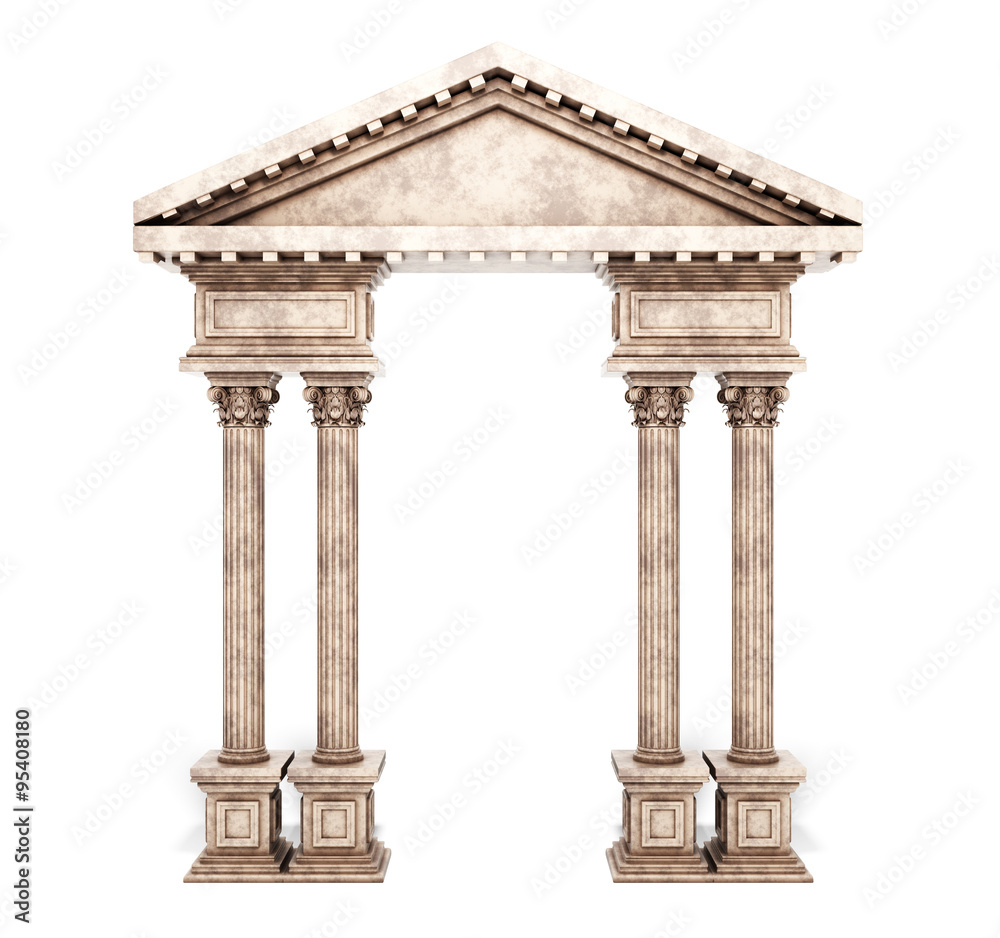Classic Corinthian Column Arch. Classic Corinthian Column Arch.