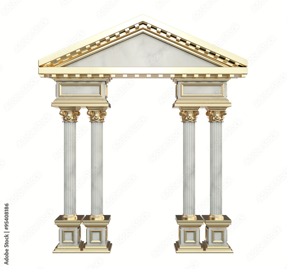 Obraz premium Classic Corinthian Column Arch.