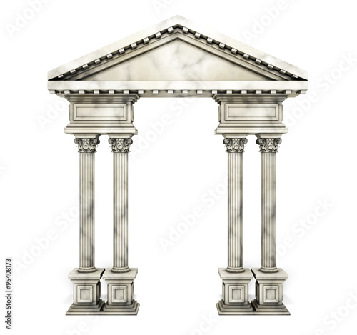 Classic Corinthian Column Arch.