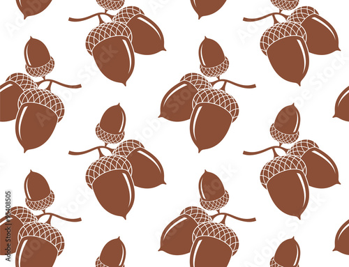 Acorn. Pattern