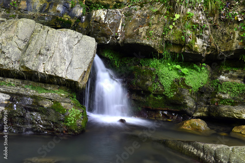 Waterfall on the Zmeika river