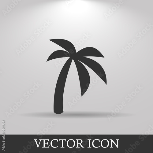 palm icon. Vector  Eps 10