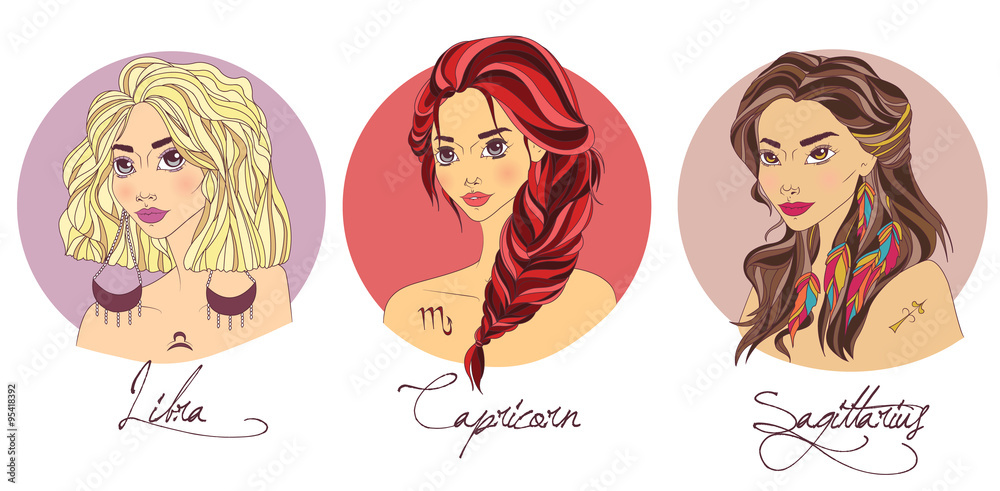 zodiac signs of Libra, Scorpio and Sagittarius zodiac signs of Libra, Scorpio and Sagittarius