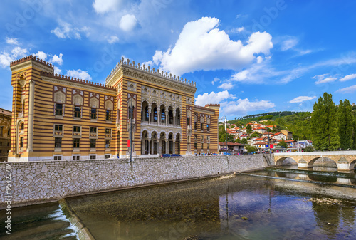 National library in Sarajevo - Bosnia and Herzegovina photo