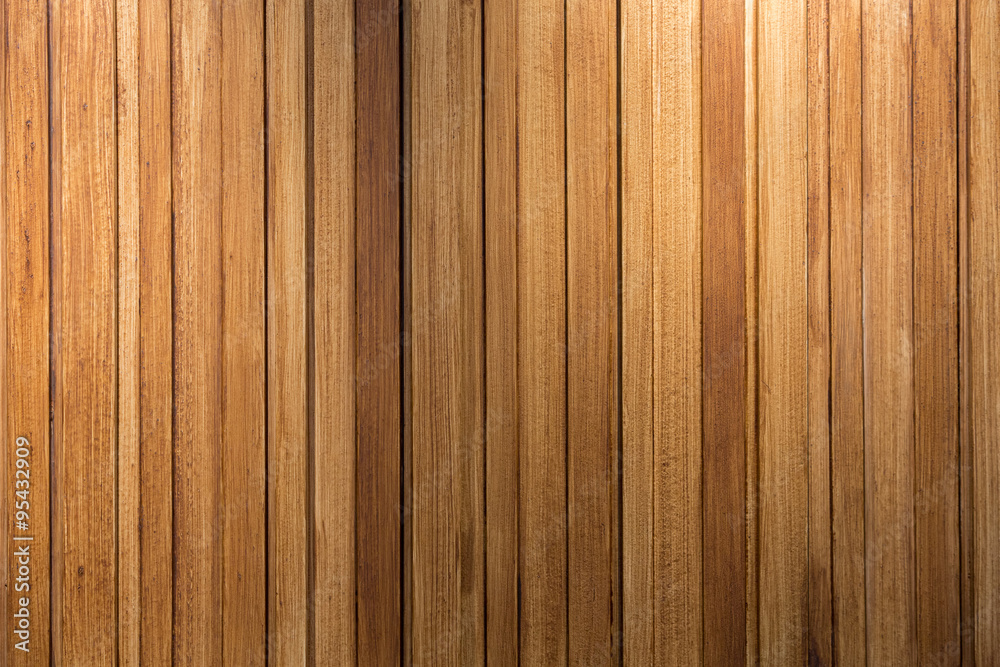 Naklejka premium Wooden wall background and texture