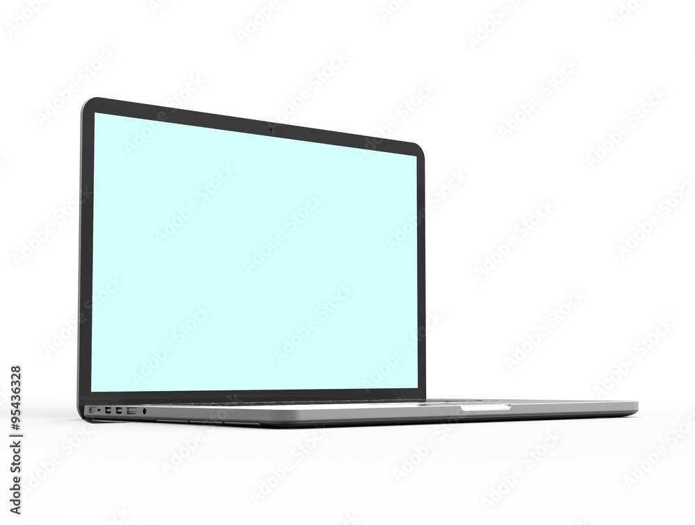 Laptop computer isolated on white Laptop computer isolated on white