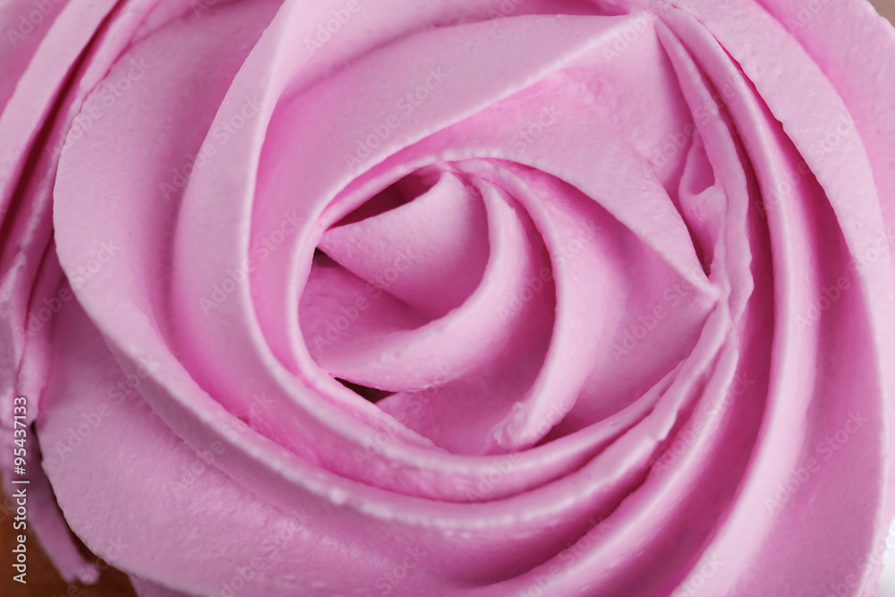 Butter cream rose, macro view Butter cream rose, macro view