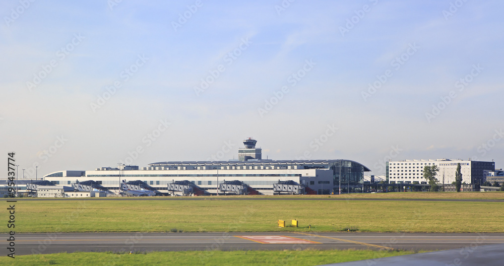 International airport in Prague. International airport in Prague.