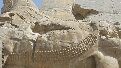 Persepolis Lamassu statues