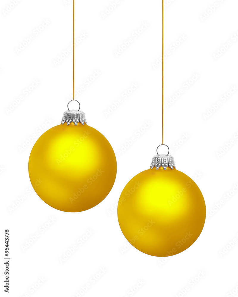 Goldene Christbaumkugeln Goldene Christbaumkugeln