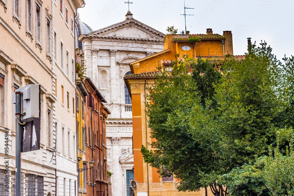 Architectural details in Rome