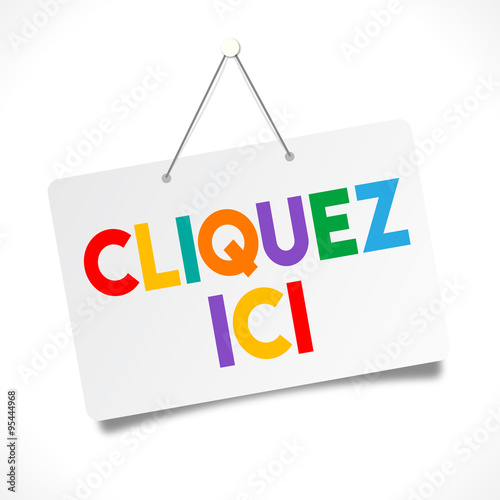 Cliquez ici (pancarte)