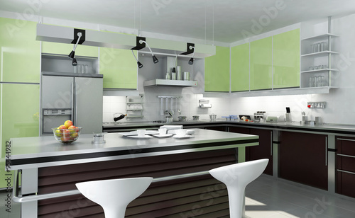Fototapeta Naklejka Na Ścianę i Meble -  Modern kitchen