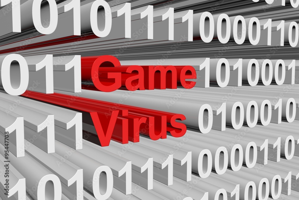 game virus are presented in the form of binary code