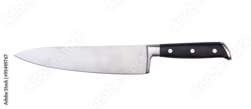 Tableau sur toile steel kitchen knives