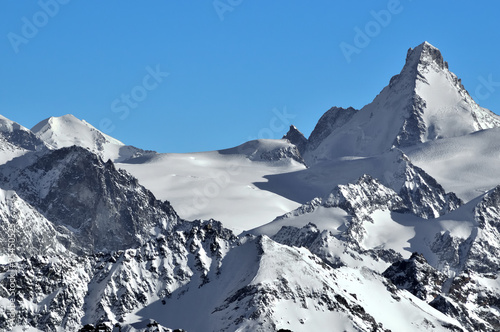 Dent d Herens in the Swiss Alps