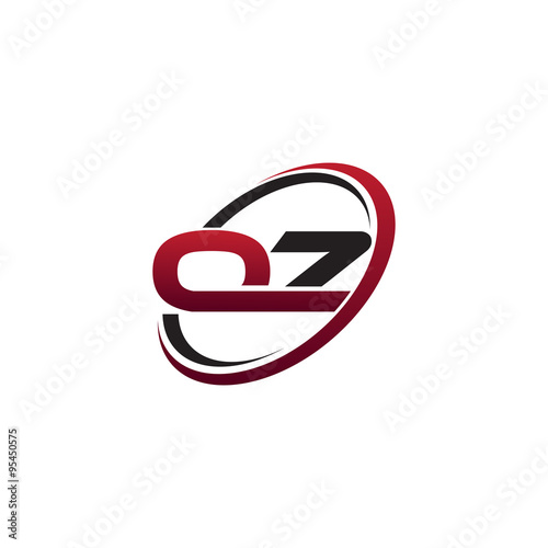 Free Download Modern Initial Logo Circle OZ - GFXLoad