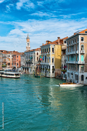 Vaporetto on the Grand Canal, Venice © XtravaganT