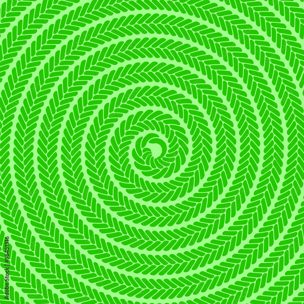 Abstract Green Spiral Pattern Abstract Green Spiral Pattern