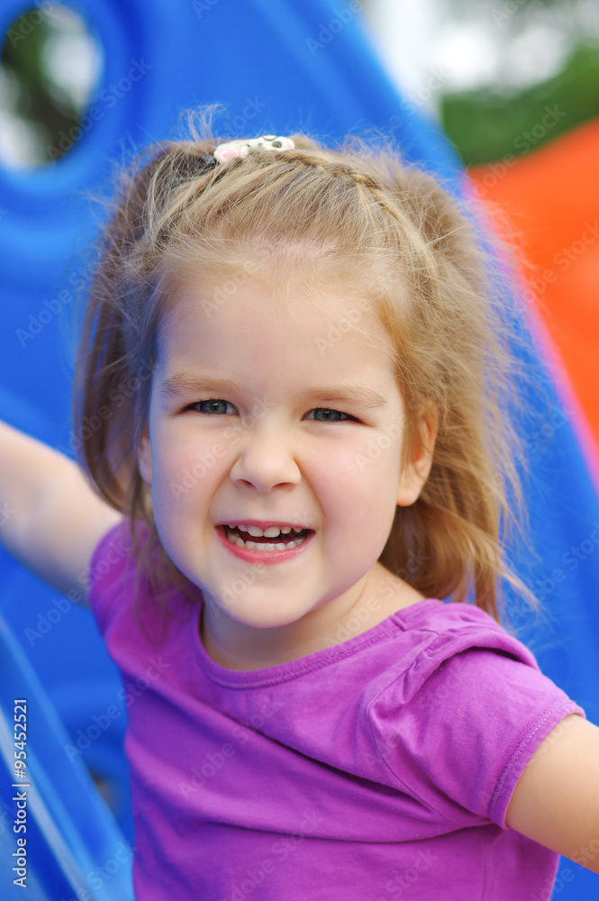 Portrait a little girl Portrait a little girl