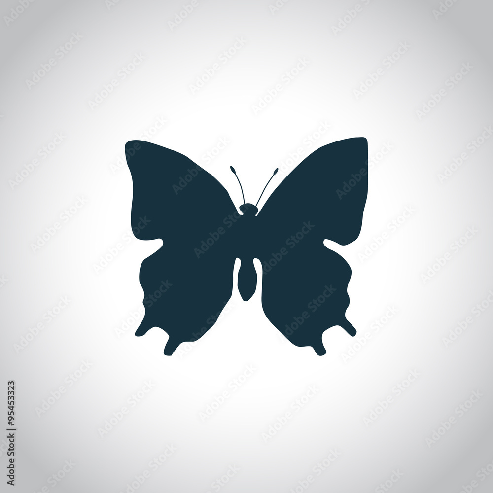 Butterfly simple icon Butterfly simple icon