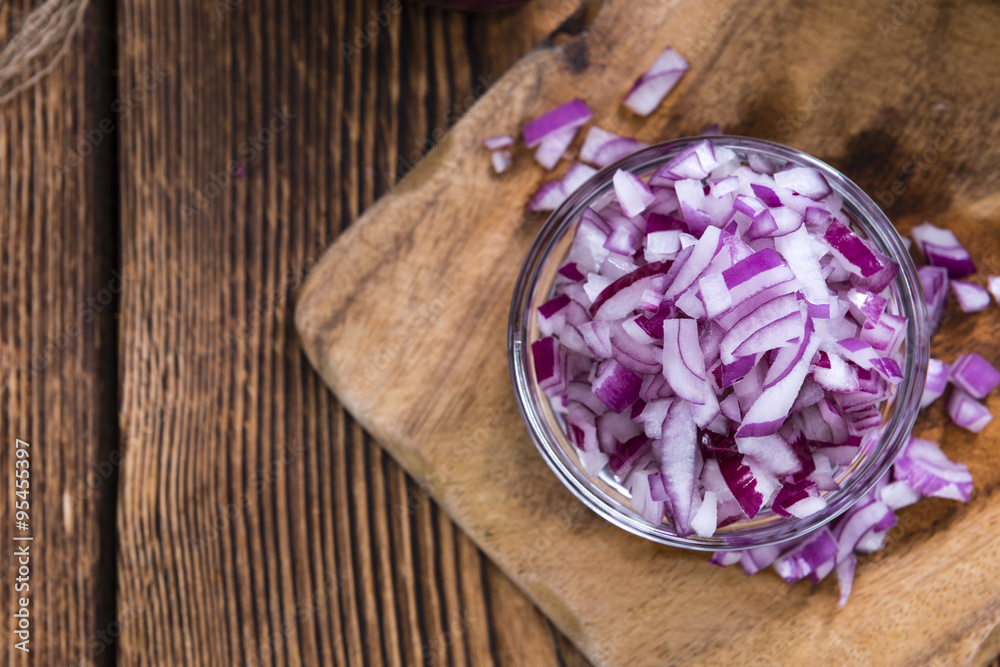 Some fresh Red Onions (diced) Some fresh Red Onions (diced)