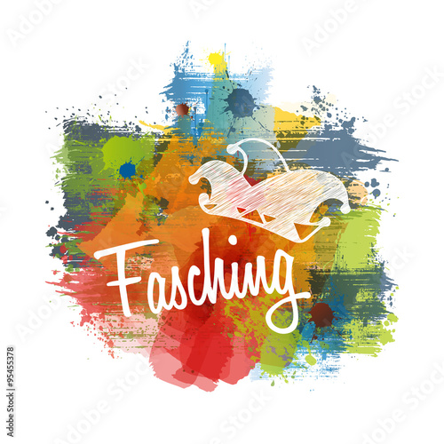 Fasching | Splash | Watercolour | Background