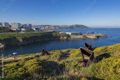 Costa de La Coruña (España).