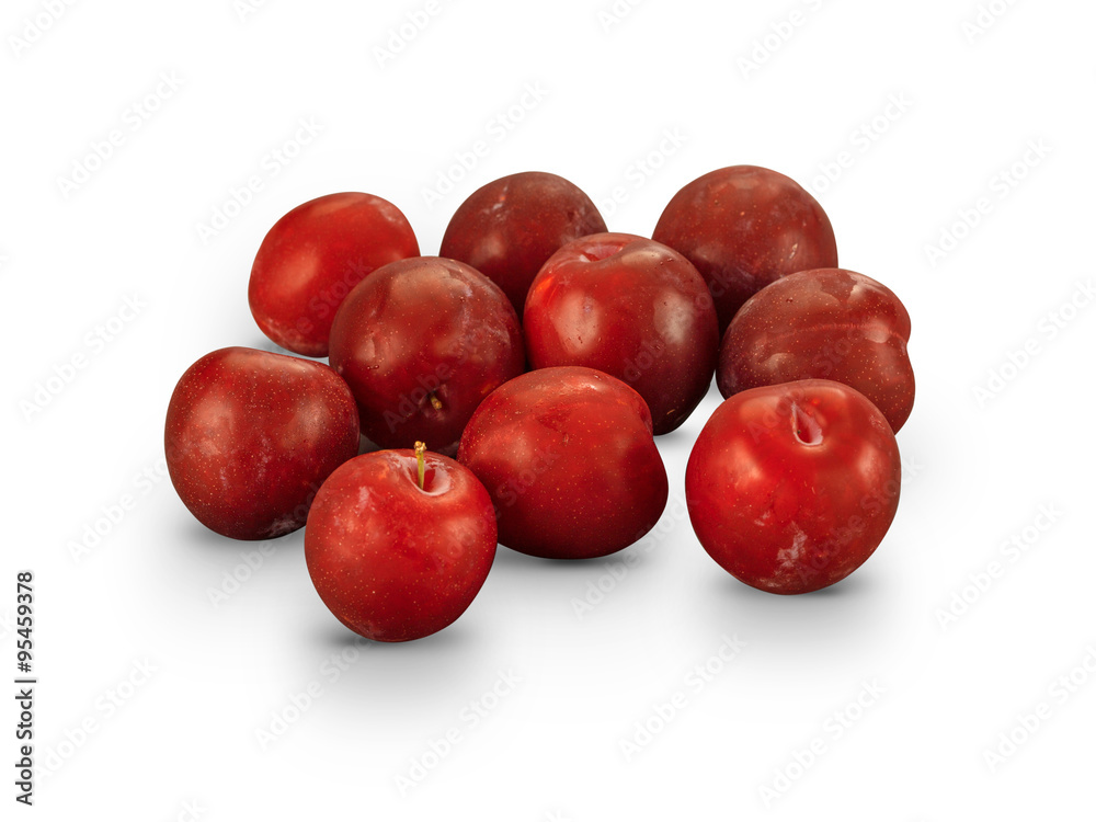 Organic Red Santa Rosa Plums