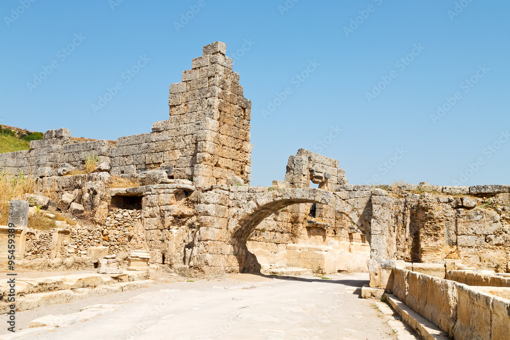  in  perge  construction asia turkey the roman temple