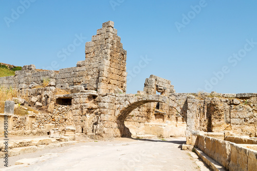  in perge construction asia turkey the roman temple