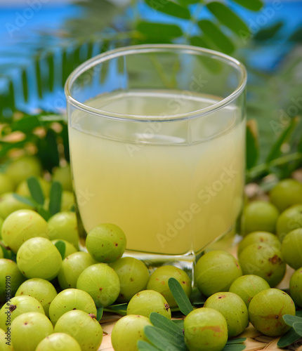 Indian gooseberries juice