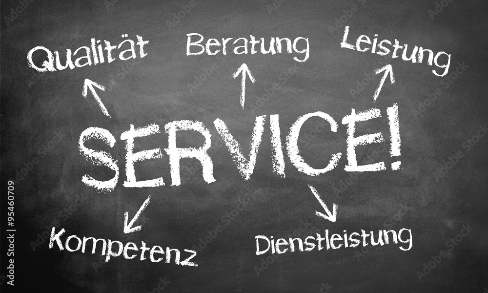 Obraz premium Service / Konzept