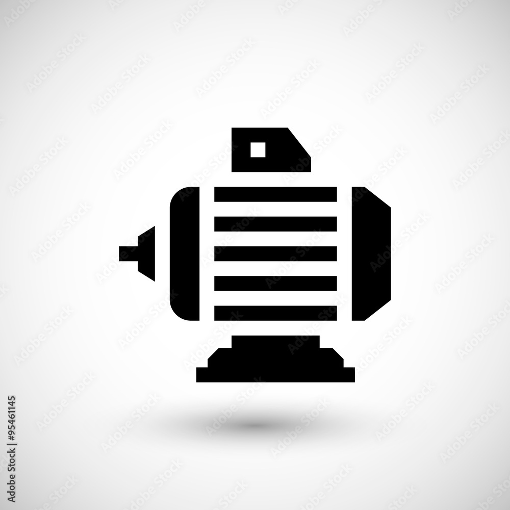 Electric motor icon