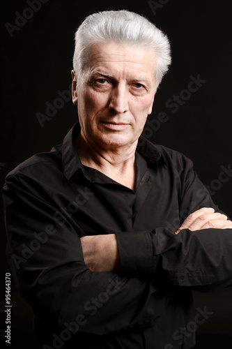 Portrait of elder man