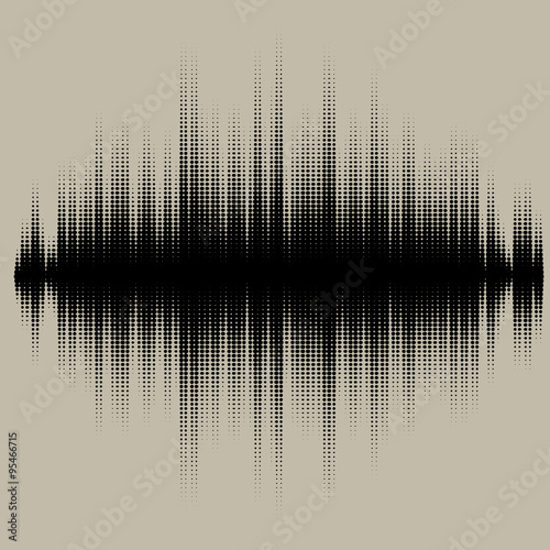 Vector sound waves set. Audio equalizer technology, pulse musical. Vector illustration of music pattern and texture